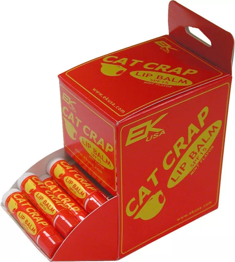 Cat Crap LIP Balm 0.15OZ 48/PK Display – 10517