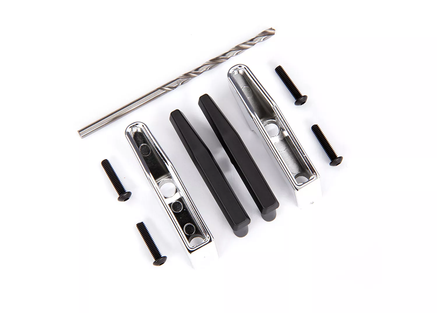 Chrome Bumper Pads & Guards with Hardware (Fits #9126 or #9127 Front Bumpers)
