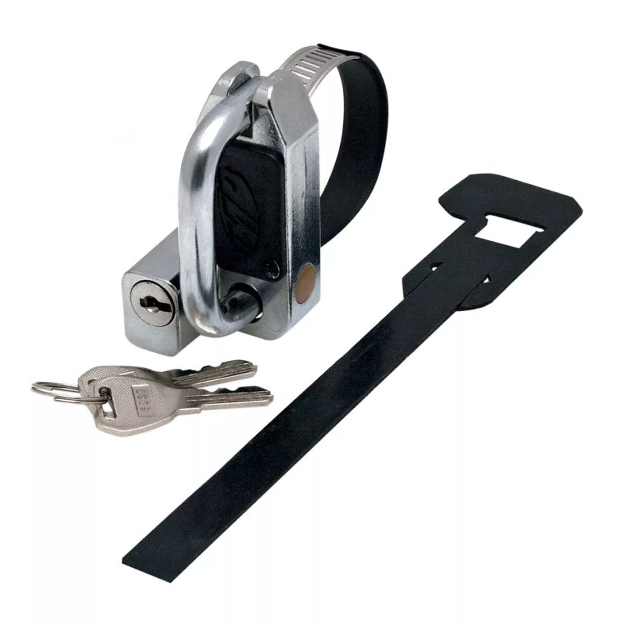 CHROME UNIVERSAL HELMET LOCK MOTION PRO
