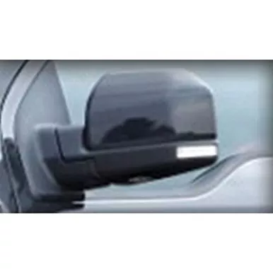 CIPA 11550 Custom Towing Mirror Set fits Ford 2015-Current, Black Pair