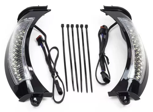 Ciro Fang Black Headlight Bezel Side Light Kit (45251)
