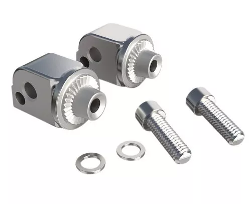 Ciro Footpeg/Floorboard Chrome Adaptors for'18-up Softails (60015)
