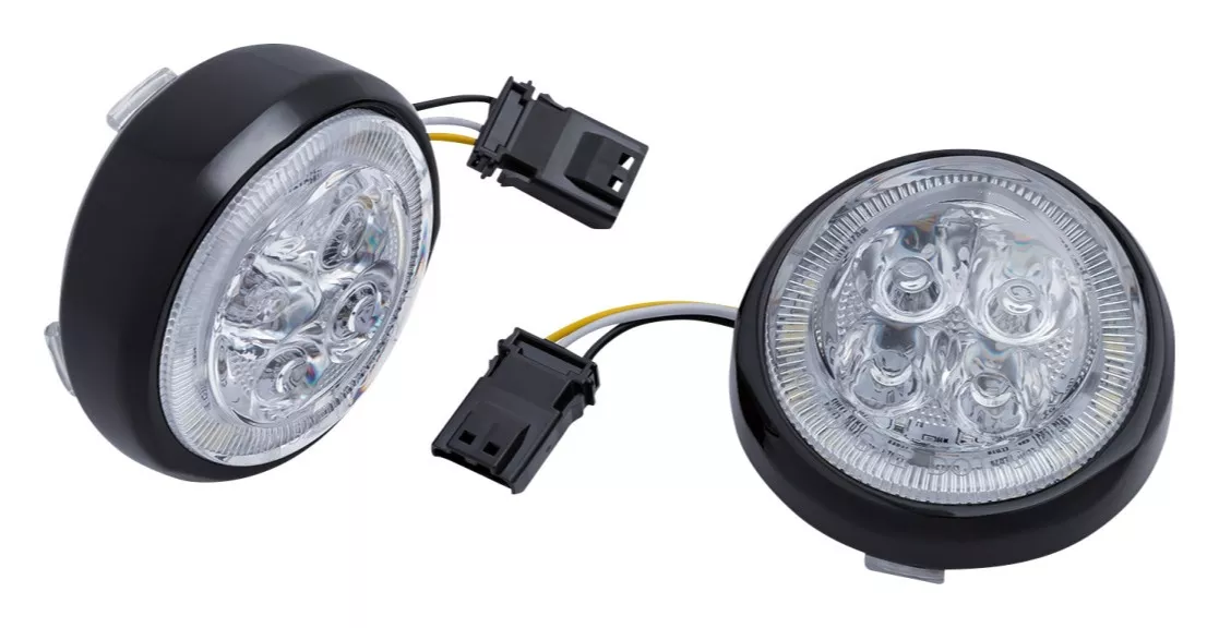 Ciro LED Fang Front Turn Signals For Harley CVO 2016-2022