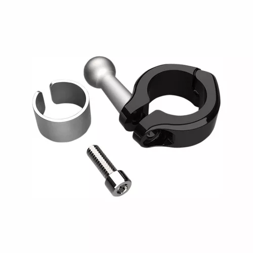Ciro Universal Black 7/8" and 1" Handlebar Accessory Clamp Kit (50129)