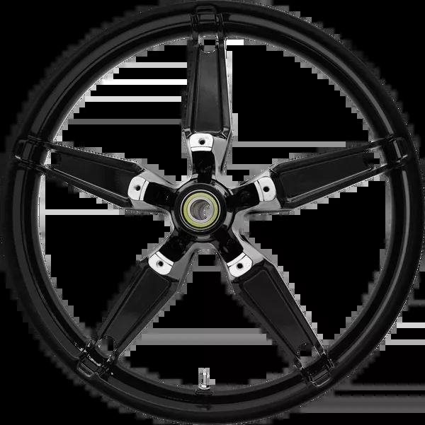 Coastal Moto Wheel – Daytona – Front – Dual Disc/Without ABS – Black – 21×3.5