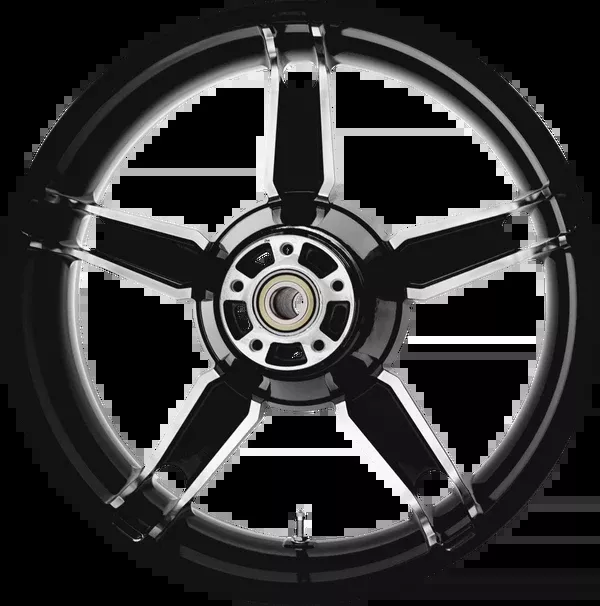 Coastal Moto Wheel – Daytona – Rear – Single Disc/Without ABS – Black Cut – 18×5.5