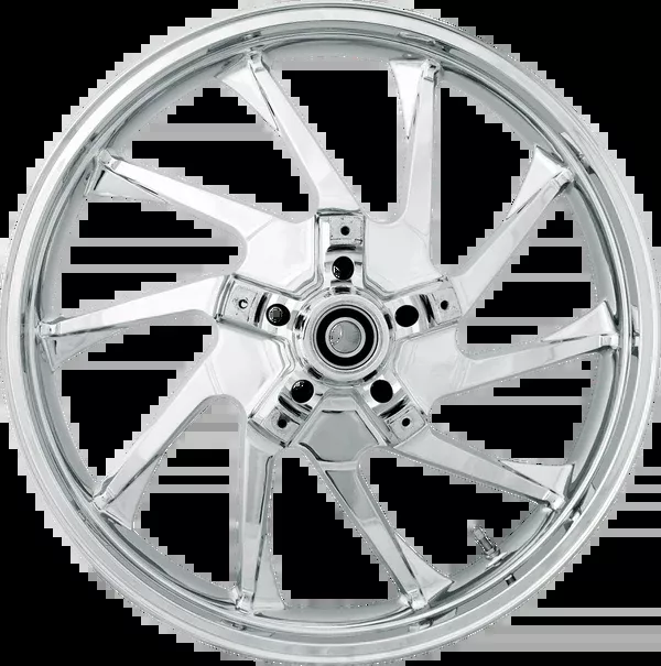 Coastal Moto Wheel – Hurricane 3D – Front – Dual Disc/With ABS – Chrome – 21×3.5