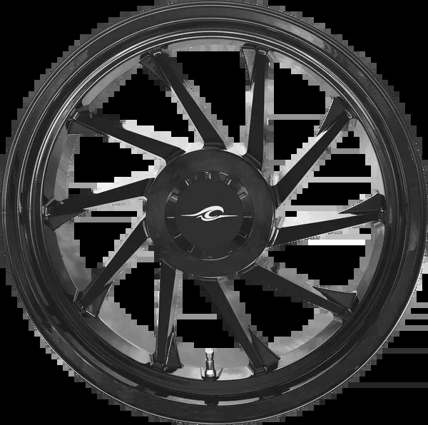 Coastal Moto Wheel - Hurricane 3D - Rear Right - Black - 18" - Trike