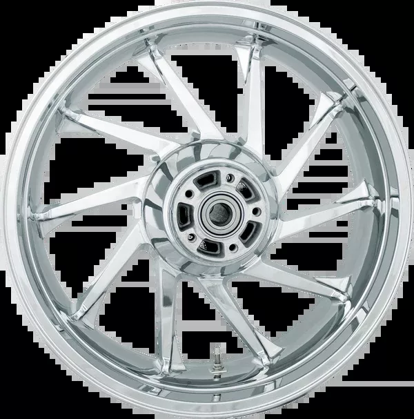Coastal Moto Wheel - Hurricane 3D - Rear - Single Disc/With ABS - Chrome - 18x5.5