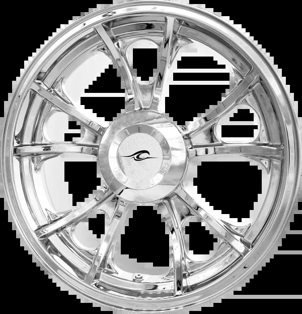 Coastal Moto Wheel – Largo 3D – Rear – Single Disc/With Or Without ABS – Chrome – 18×7
