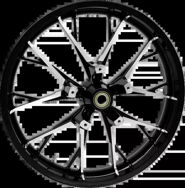 Coastal Moto Wheel - Marlin - Front - Dual Disc/With ABS - Black Cut - 21x3.5