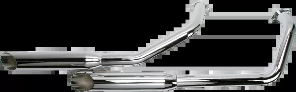 Cobra Classic Slashcut Exhaust - Chrome - VT750C