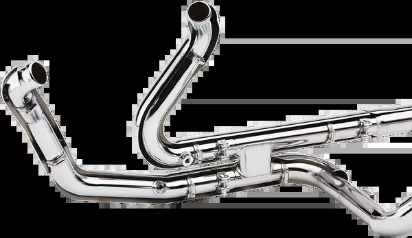 Cobra Powerport Dual Headpipes With Dual Bungs – Chrome