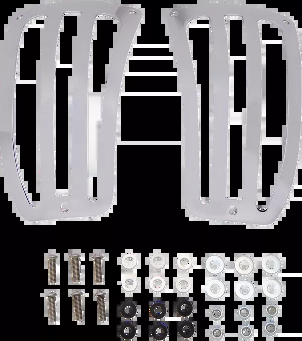 Cobra Saddlebag Lid Guards – Chrome
