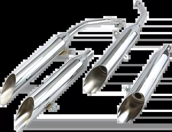 Cobra Slip-On Mufflers - Slash-Cut - VF750C Magna