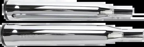 Cobra Slip-On Mufflers With Race-Pro Tips – 3″ – Chrome – ’04-’13 XL