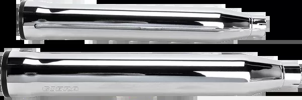 Cobra Slip-On Mufflers With Race Pro Tips – 3″ – Chrome – ’07-’17 FLSTF/FXSTD