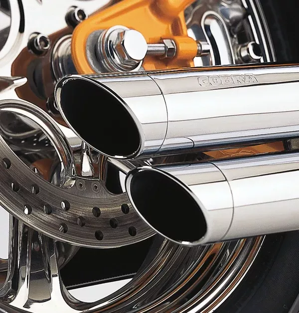 Cobra Speedster Slashdown Exhaust – Chrome – ’91-’05 Dyna