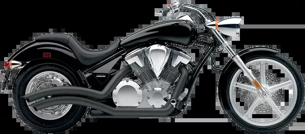 Cobra Speedster Swept Exhaust - Black - VT1300