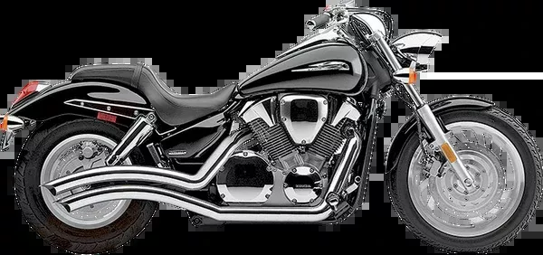 Cobra Speedster Swept Exhaust - Chrome - VTX1300C