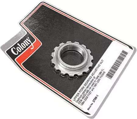 Colony Machine Upper Fork Bearing ADJ Kit Fxst Fxdwg – 2799-1 For Harley Softail / Dyna 1984-2009