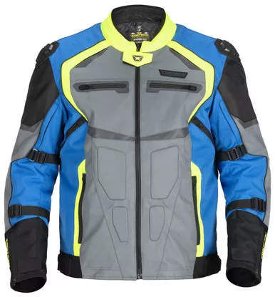 Cortech Hyper-Tec Black Hi Viz Gun metal Jacket