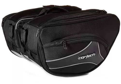 Cortech Super 2.0 Black 36 Liter Saddlebags (HC-12009)