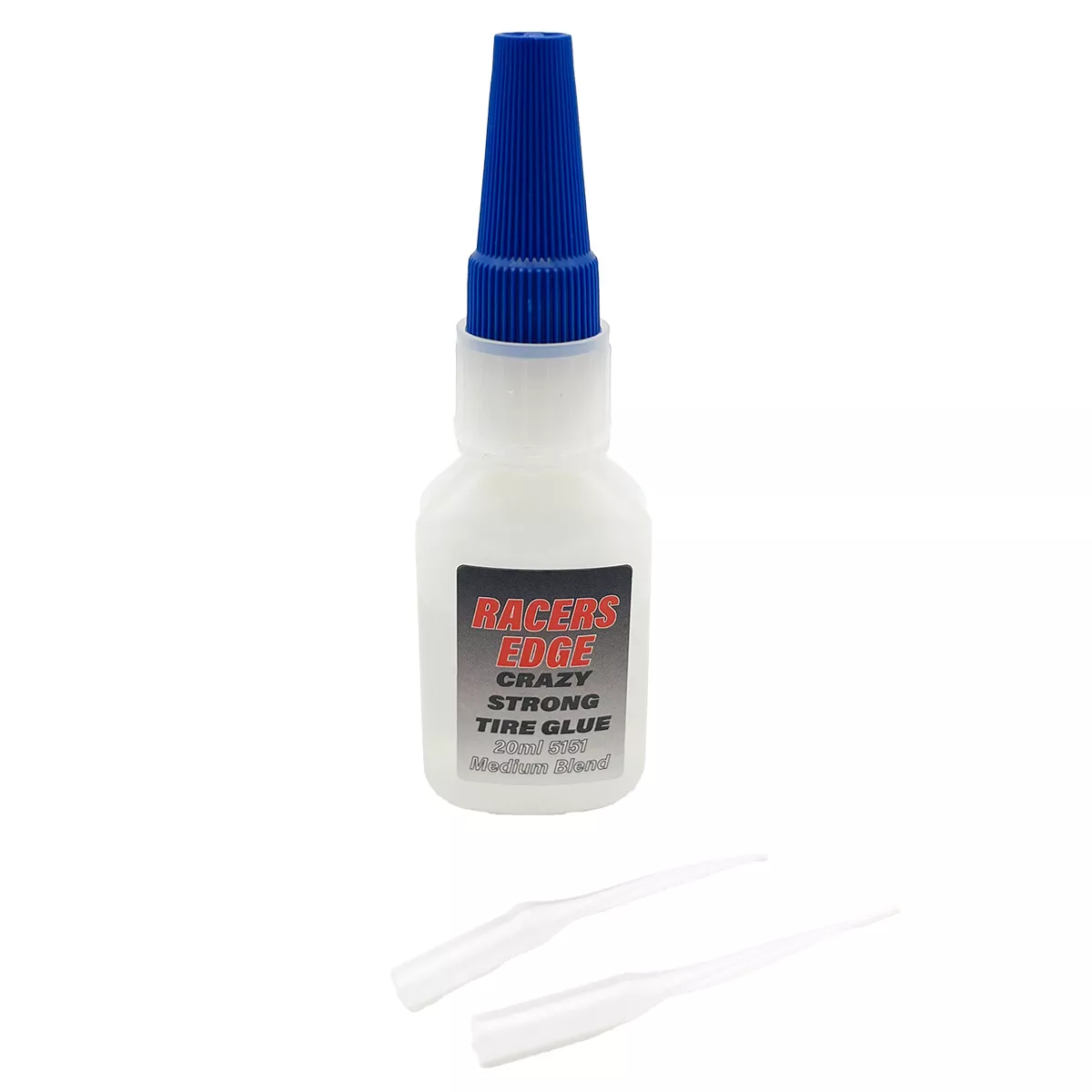 Crazy Strong Tire Glue, Med 20g w/Pin Cap and Tips