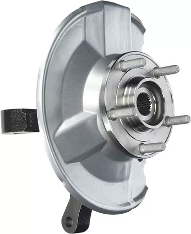 Crown Automotive 68088499AD Hub & Knuckle Assembly Steering Black Silver