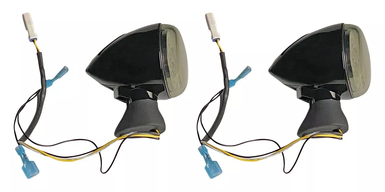 Custom Dynamics ProBEAM Dynamic Ringz Front LED Turn Signals For Indian Scout 2015-2024