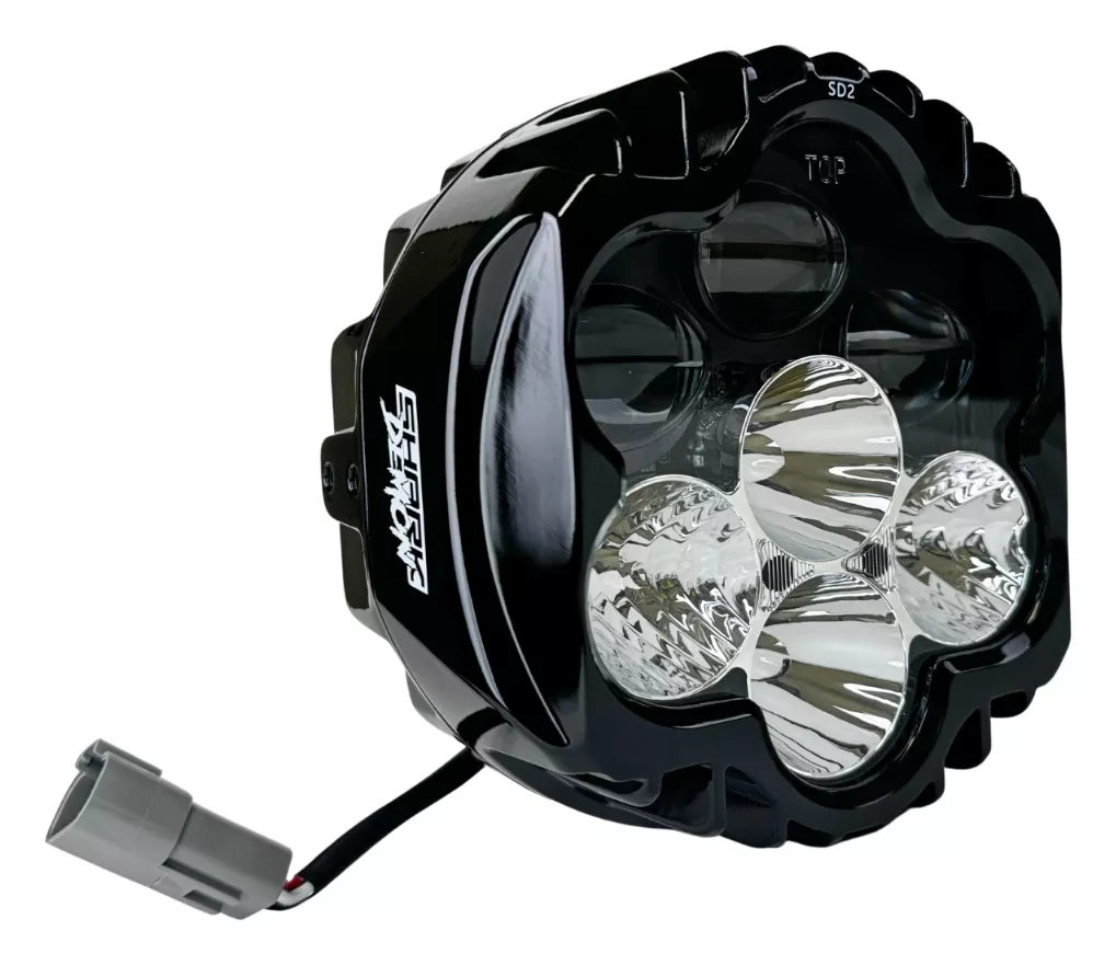 Custom Dynamics Shark Demon 2 Headlight For Harley Touring 1994-2025