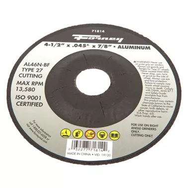 CUT-OFF WHEEL ALUMINUM