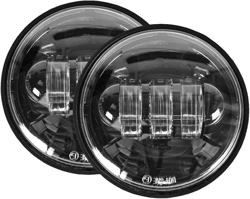 Cyron Passing Lamps 4.5" Black Harley - ABIG4.5-A6K