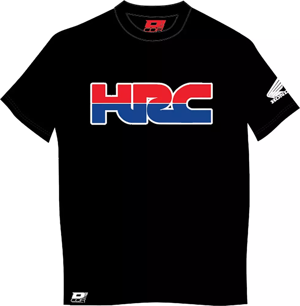 D'cor Visuals D-Cor Honda T-Shirt HRC Black 2L - 80-113-5