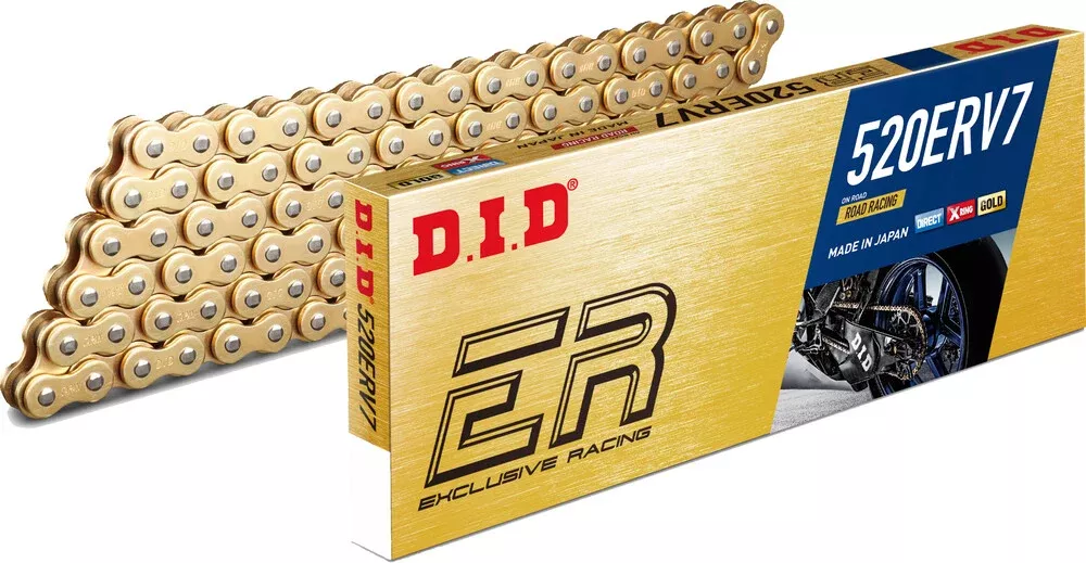 D.I.D Chain 520ERV7 124L Gold – 520ERV7124ZB