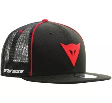 Dainese 9Fifty Trucker Snapback Black Red Cap