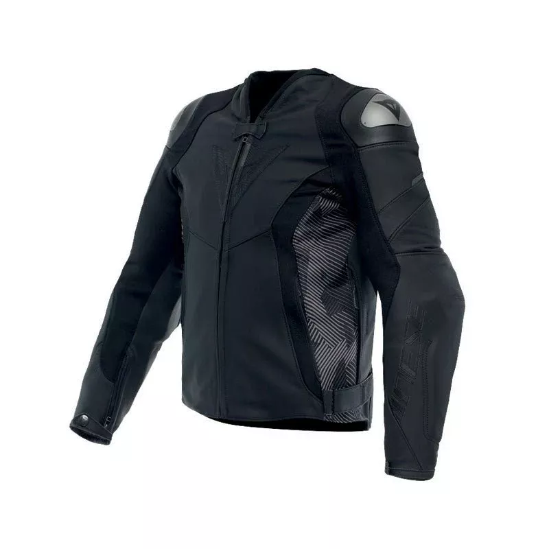 Dainese Avro 5 Leather Jacket 56 (Black/Anthracite)