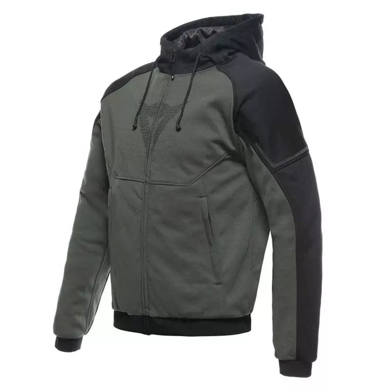 Dainese Daemon-X Safety Hoodie Full ZIP Green/Black 58