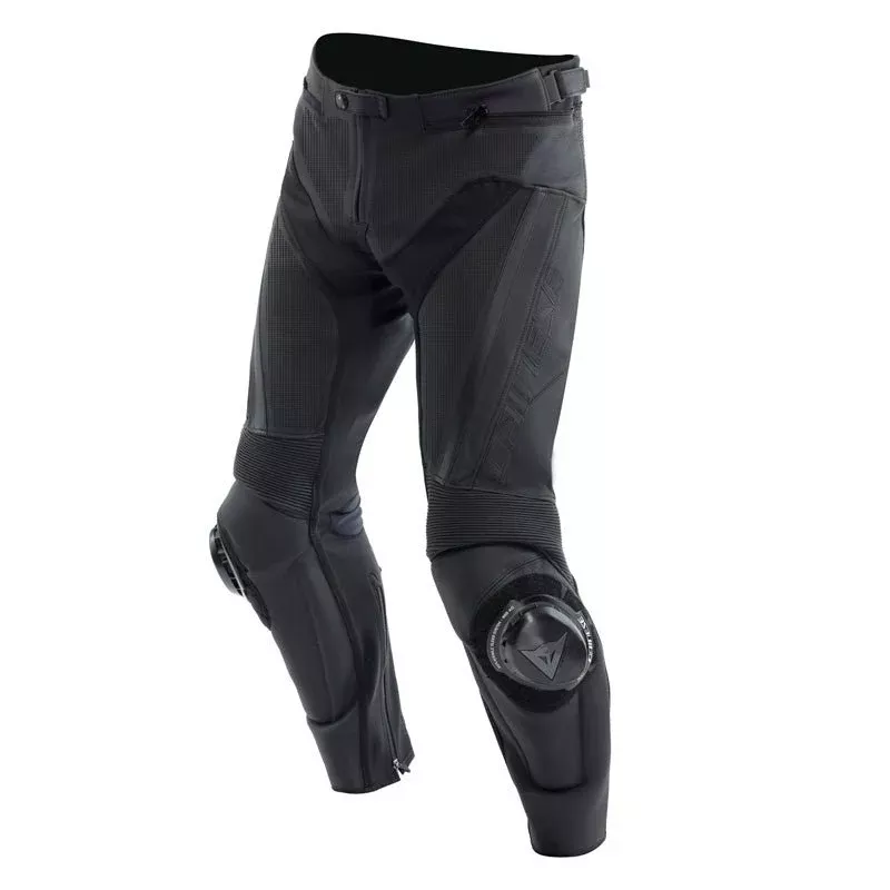 Dainese Delta 4 Leather Pants Perf. Black/Black (44)