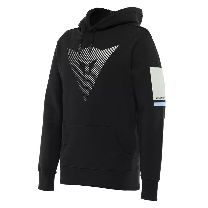 Dainese Fade Hoodie Black/Cool-Gray/White (2XL)