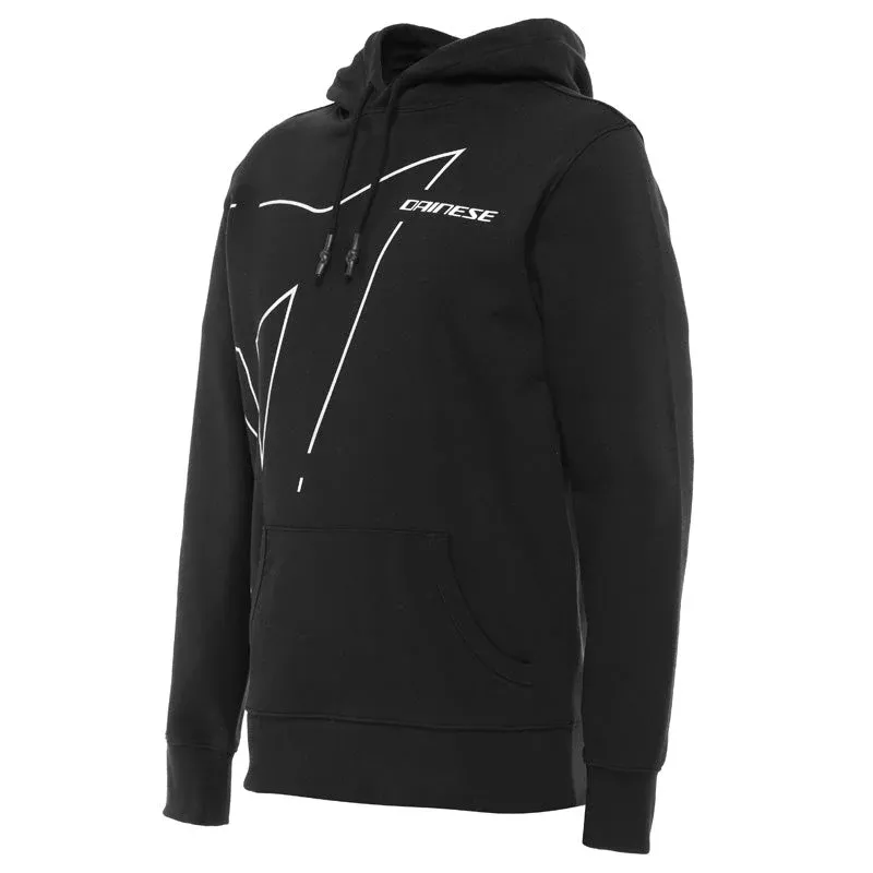 Dainese Outline Hoodie Black/Glacier Gray (XXL)