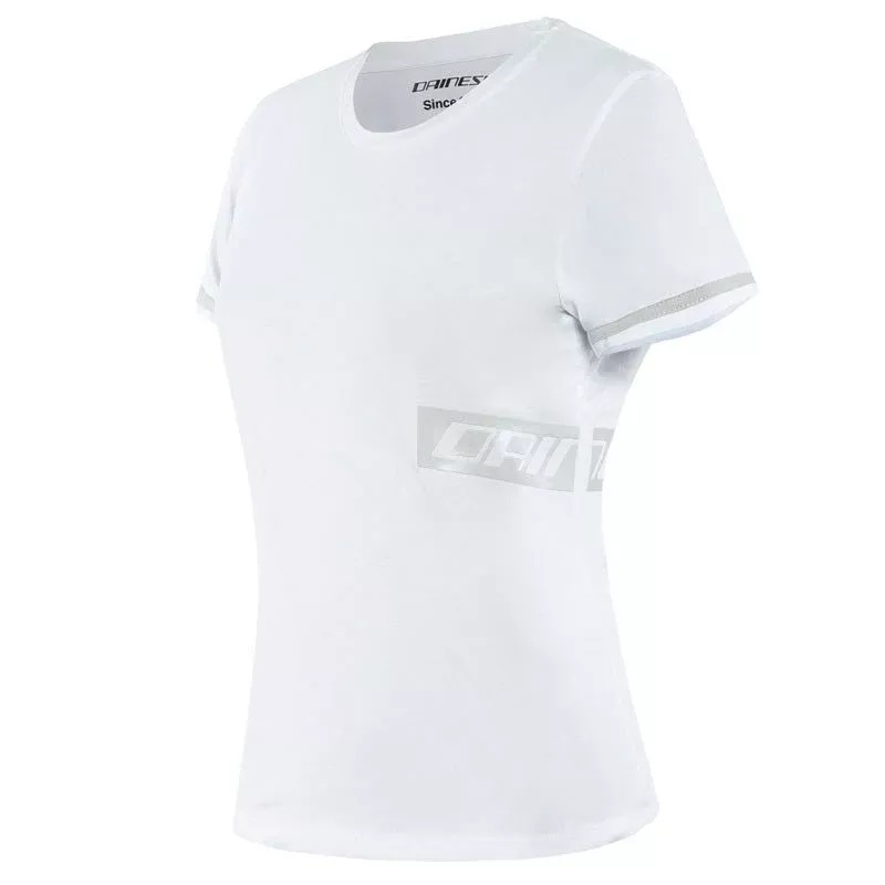 Dainese Paddock Lady T-Shirt White/Glacier-Gray (XS)