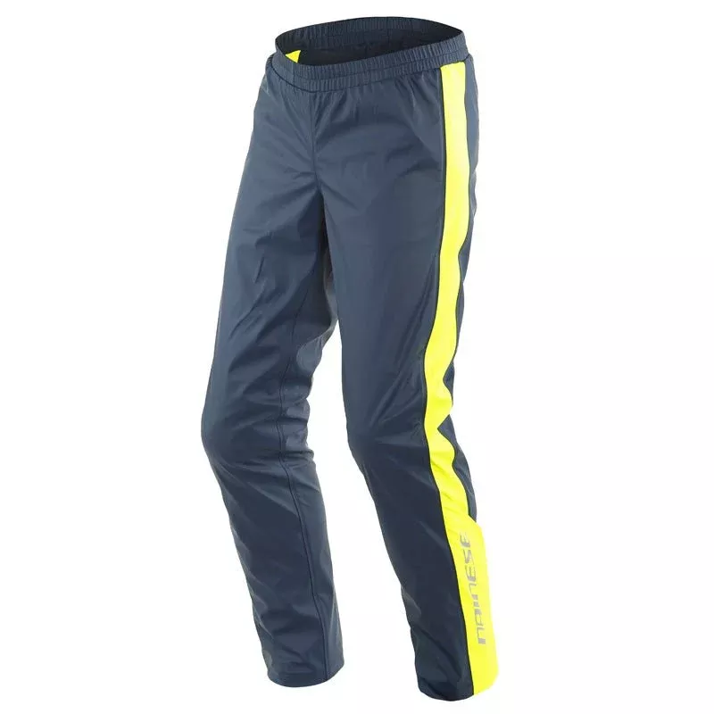 Dainese Storm 2 Unisex Pants Black-Iris/Fluo-Yellow (XS)