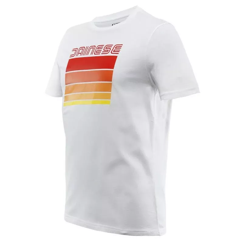 Dainese Stripes T-Shirt Black/White (2XL)