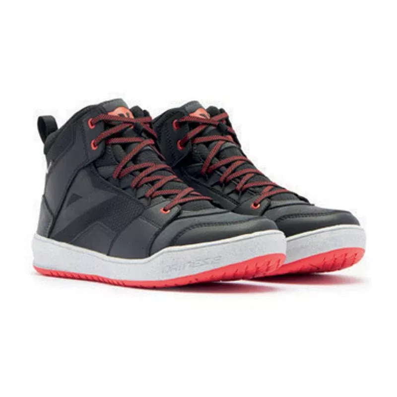 Dainese Suburb D-WP Shoes Black/White/Red 47