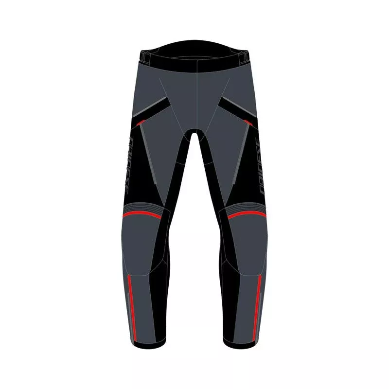 Dainese Tempest 3 D-Dry Lady Pants Ebony/Black/Lava-Red (54)