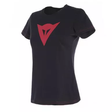 Dainese Women's Speed Demon Black Red T-Shirt