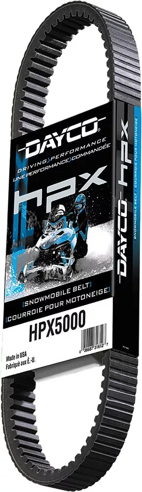 Dayco 220-25005 HPX5005 HPX SNOWMOBILE DRIVE BELT