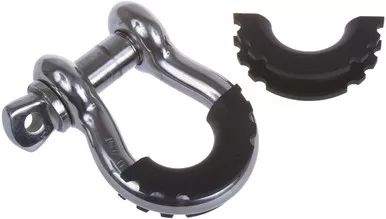 Daystar KU70056BK Black D-Ring Shackle Isolator Pair, Made in America