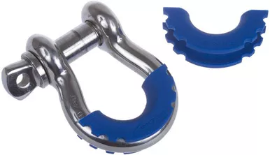 Daystar KU70056RB Blue D-Ring Shackle Isolator, Bumper Protection